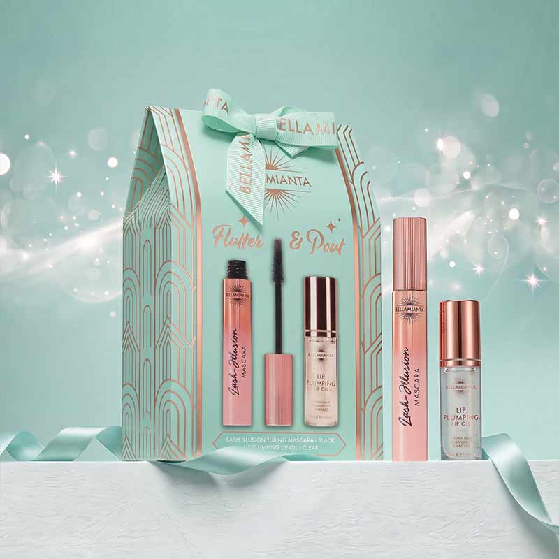 Bellamianta Flutter & Pout Eye & Lip Makeup Gift Set Stylised Image