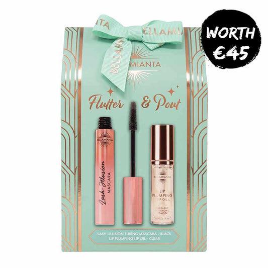 Bellamianta Flutter & Pout Eye & Lip Makeup Gift Set