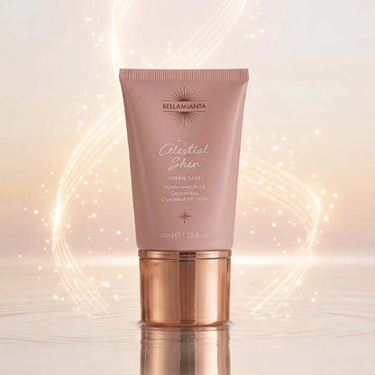 Bellamianta Celestial Skin Dream Base Primer celestial image with Ombre background