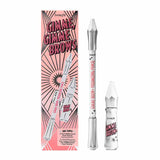 Benefit Cosmetics Gimme, Gimme Brows Set | two-piece eyebrow set | gorgeously groomed brow looks | Includes the Gimme Brow Volumizing Brow Gel and Volumizing Pencil | full-sized | brow duo set | carve | craft | brows | instantly fuller, more defined look.
