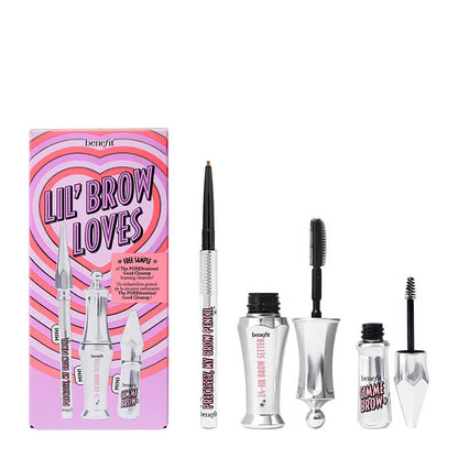 Benefit Cosmetics Lil Brow Loves Gift Set | three piece | brow set | must have products | eyebrows back in shape | brow pencil | volumizing gel | setting gel | add colour, shape, definition and structure | brow 