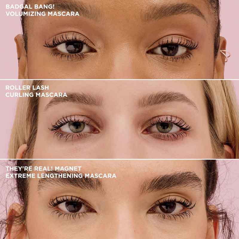 Benefit Major Mascara Minis | set | mini | value | BADgal BANG! | Roller Lash | They’re Real! | perfect | eyelash looks | mix and match
