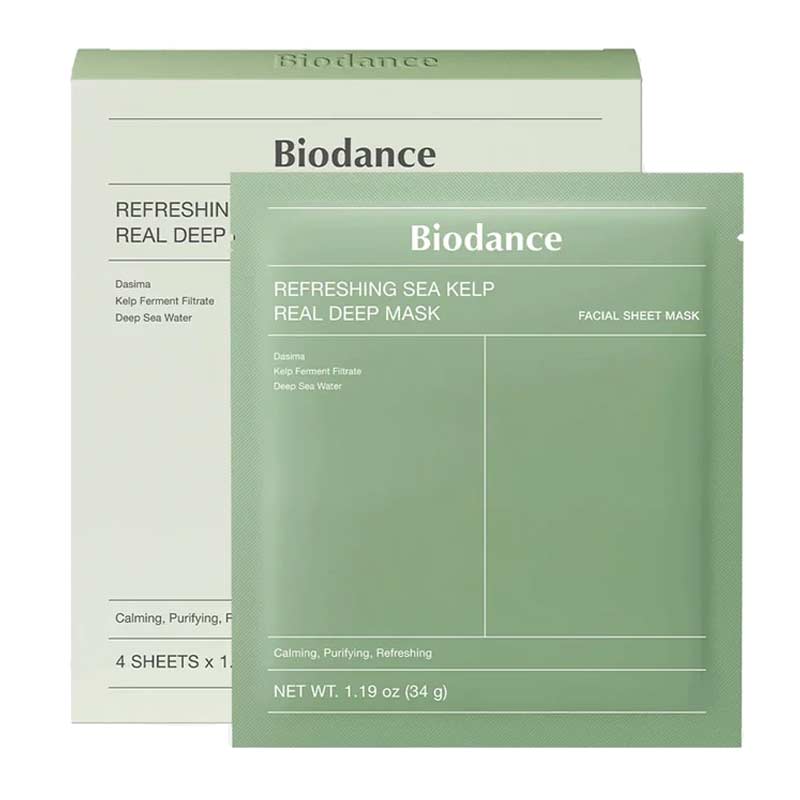 Biodance Refreshing Sea Kelp Real Deep Mask 4 Pack