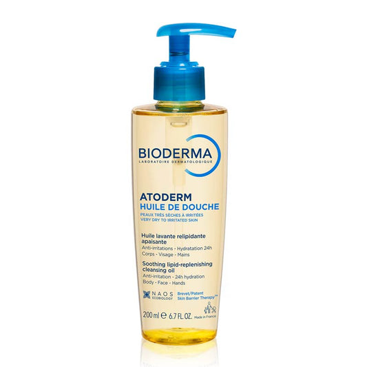 Bioderma Atoderm Ultra-Nourishing Anti-Irritation Cleansing Shower Oil 200ml