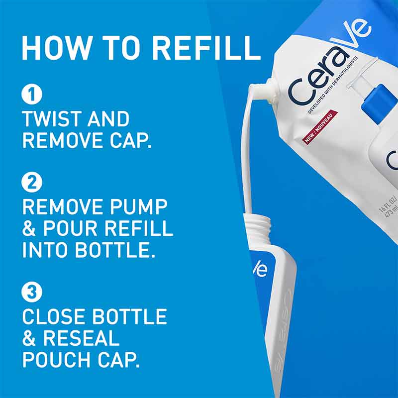 How to refill the CeraVe Moisturising Lotion 