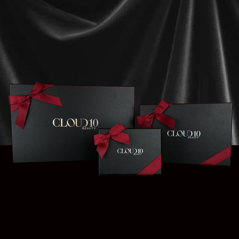 Cloud 10 Beauty Luxury Gift Box with Red Ribbon
