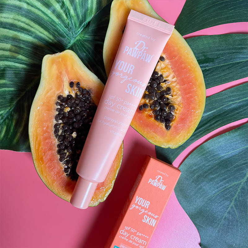 Dr Paw Paw Your Gorgeous Skin SPF 50 PA++++ Broad Spectrum Day Cream | superior sun protection | hydration | radiant skin benefits | daily skincare routine | beautifully protected | nourished skin | confidence.