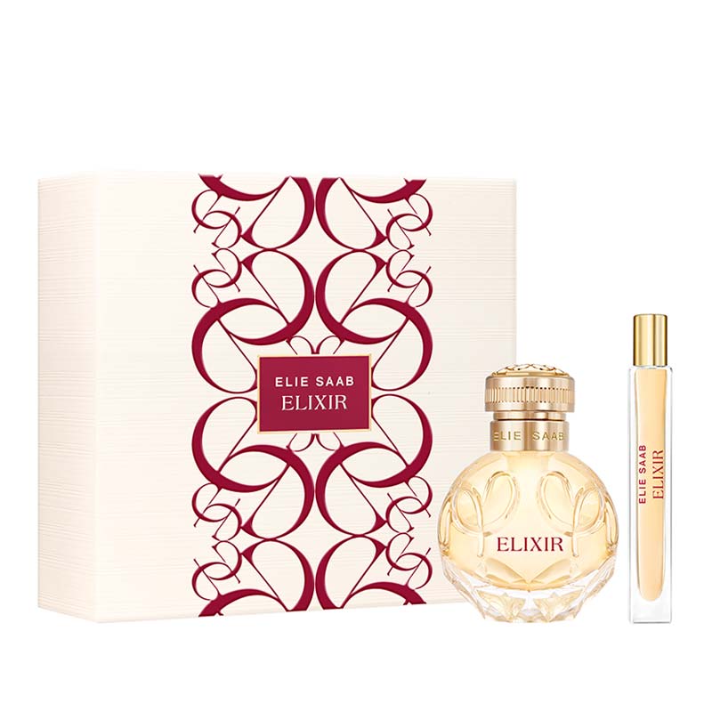 Gift Set | Elie Saab Elixir Eau de Parfum | captivating elixir | femininity | love potion | sensuality | floral oriental bouquet | embodiment | powerful | deeply sensual | magnetic woman