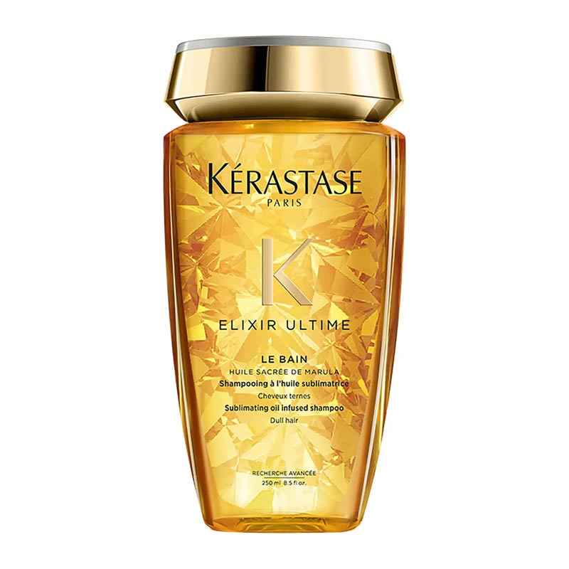 Kérastase Elixir Ultime Elixir Ultime Le Bain Sublimating Oil Infused Shampoo | Oil infused | Shampoo | Dullness-targeted | Airy lather | Purifying | Brilliance-restoring | Visibly shinier | Nourished hair | Root to tip nourishment