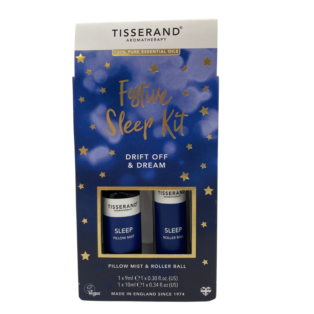 Tisserand Festive Sleep Kit - Tisserand Sleep Aid - Aromatherapy Sleep Aid - Christmas