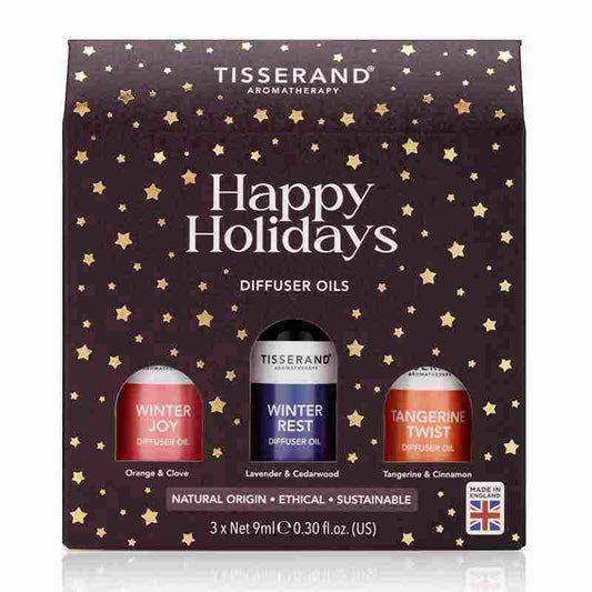 Tisserand Happy Holidays Trio Diffuser Oil Gift Set