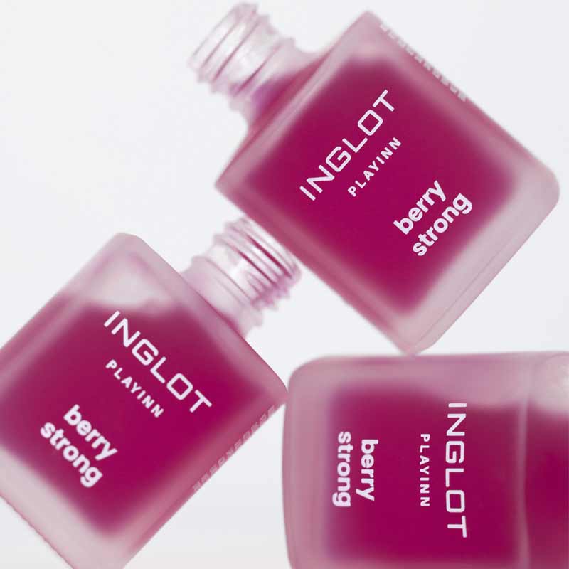 Inglot Playinn Berry Strong Nail Conditioner
