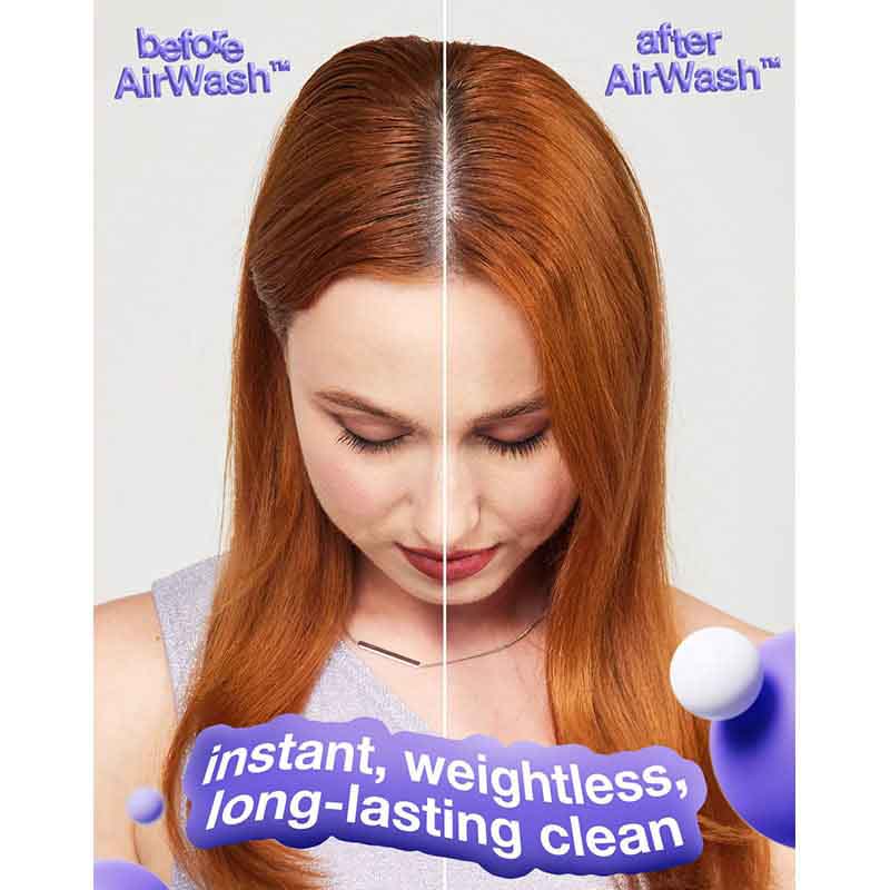 K18 Airwash Dry Shampoo Before & After