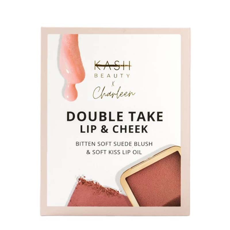 KASH Beauty Double Take Lip & Cheek Makeup Gift Set Product Image White Background