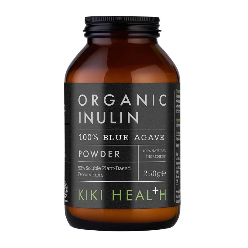 KIKI Health Organic Inulin Powder | excellent | enhance | fibre | organic | Mexican blue agave plant | 93% plant-based | soluble | fibre | Neutral | perfect | healthy | low-calorie | fibre | boost