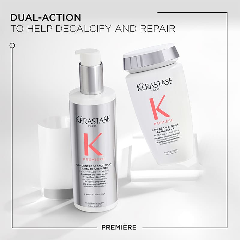 Kérastase Première Bain Décalcifiant Réparateur | Decalcifying Repairing Shampoo | Shampoo | Repairing | Strengthens | Removes Calcium | For Damaged Hair