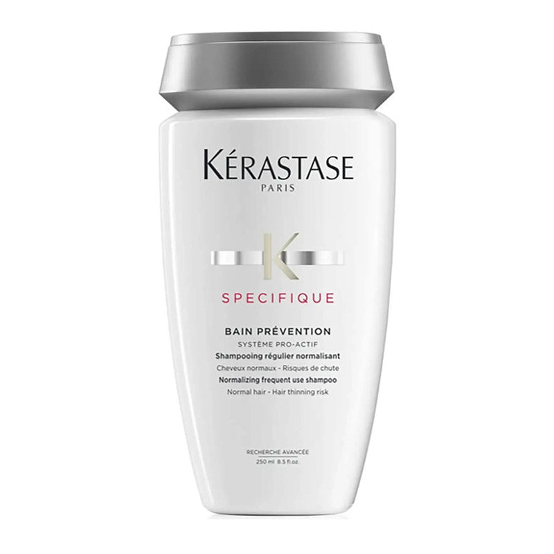 Kérastase Specifique Bain Prevention Nourishing & Balancing Anti-Fall Shampoo | Nourishing | Balancing | Anti-fall | Shampoo | Scalp purification | Hair loss reduction | Texturizing | Instant volume | Boosting thickness | Visibly denser | Healthier-looking hair