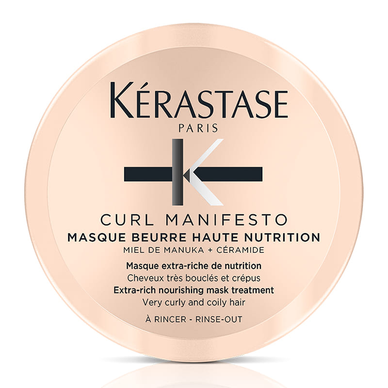 Kérastase Curl Manifesto Masque Beurre Haute Nutrition Extra-Rich Nourishing Mask Treatment | Nourishing | Intensive care | Brittle curls | Silky | Soft | Enhanced elasticity | Prevents breakage | Springy curls | Haircare elevation | Ultra-soft | Shiny curls