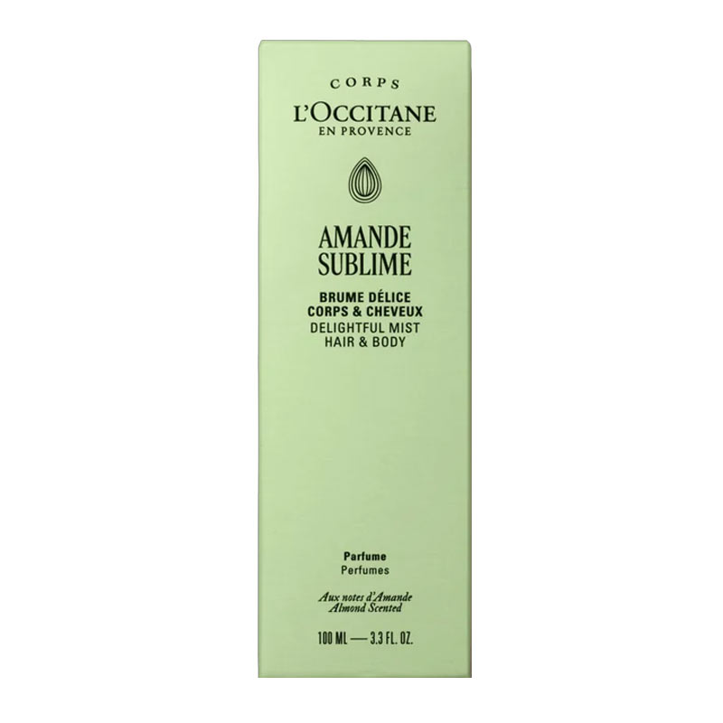 L'Occitane Almond Delightful Hair & Body Mist Outer Box