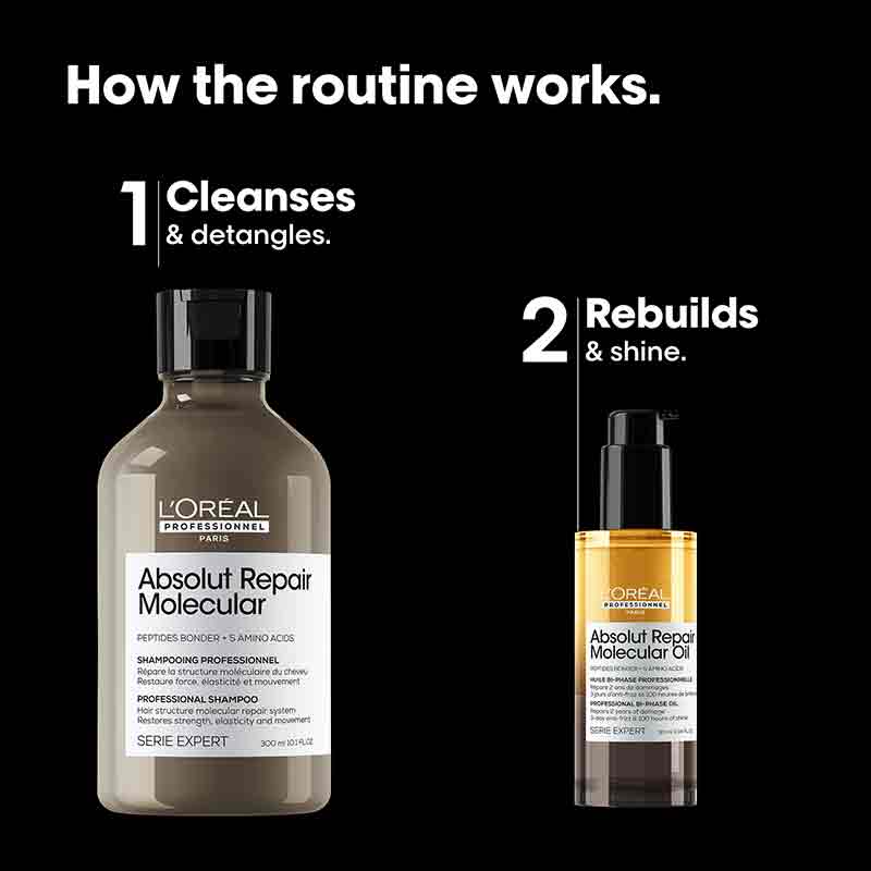 L'Oréal Professionnel Absolut Repair Molecular haircare routine