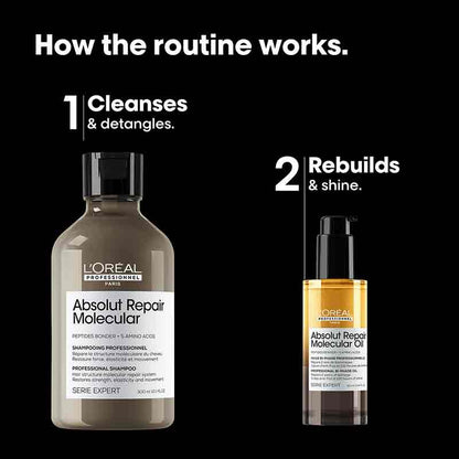 L'Oréal Professionnel Absolut Repair Molecular haircare routine