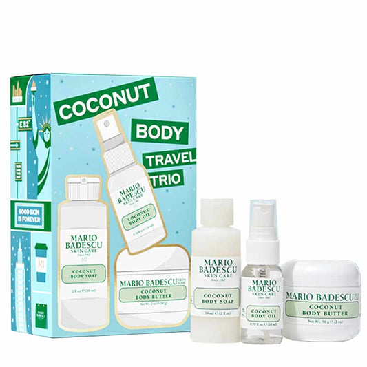 Mario Badescu Coconut Body Travel Trio Gift Set