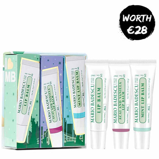 Mario Badescu Lip Balm Trio Gift Set