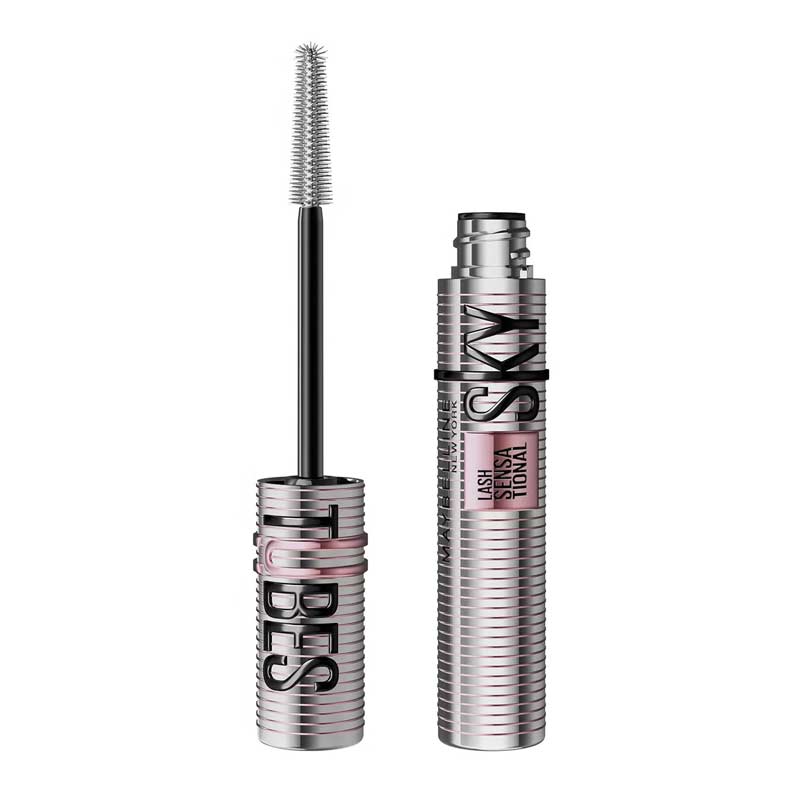 Maybelline Lash Sensational Sky High Tubes Tubing Mascara Open