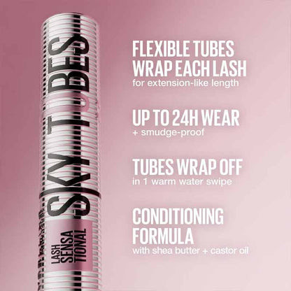 Maybelline Lash Sensational Sky High Tubes Tubing Mascara Key Benefits