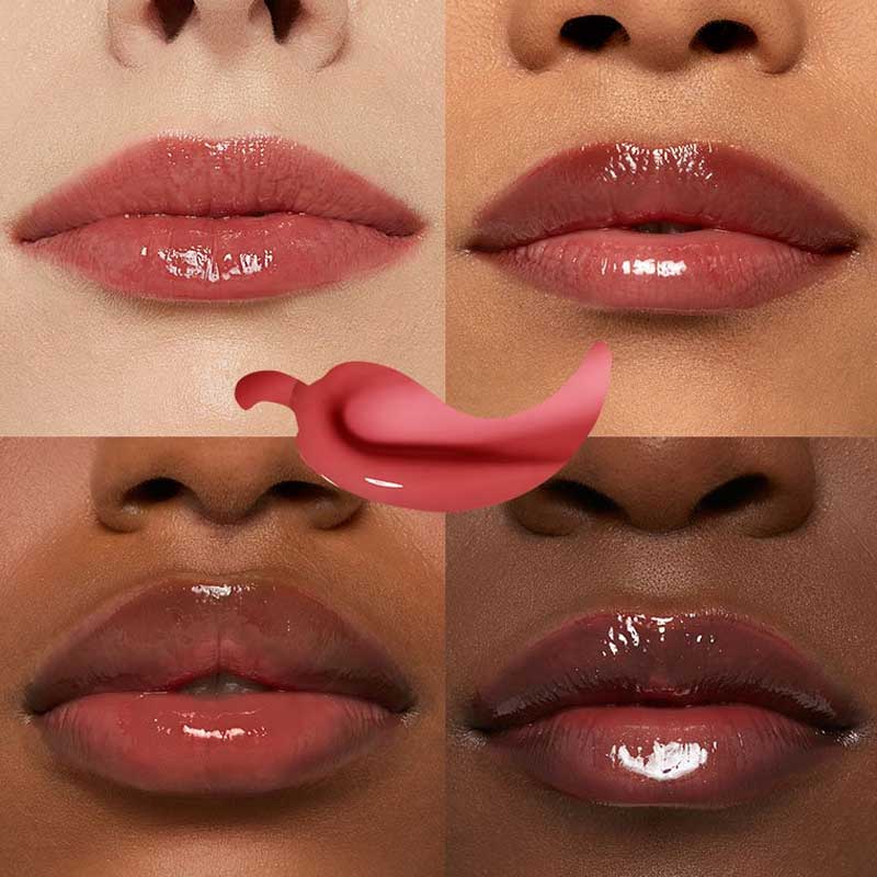 Maybelline Lifter Plump Lip Gloss | heat | plumps lips | tinted sheen | tingling sensation | fuller lips | Chili pepper | Swatch | Hot Chilli