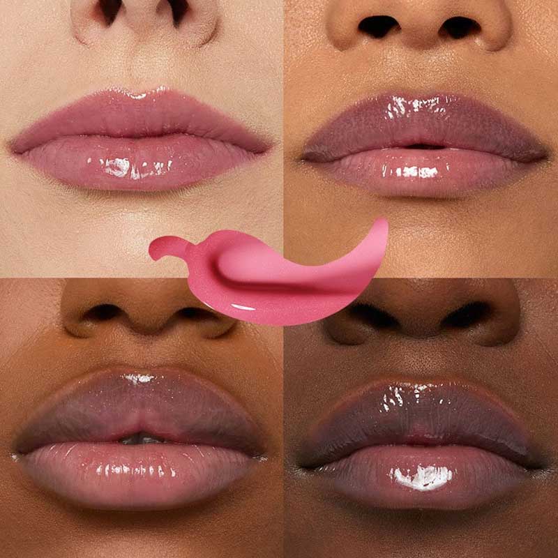 Maybelline Lifter Plump Lip Gloss | heat | plumps lips | tinted sheen | tingling sensation | fuller lips | Chili pepper | Swatch | Mauve Bite