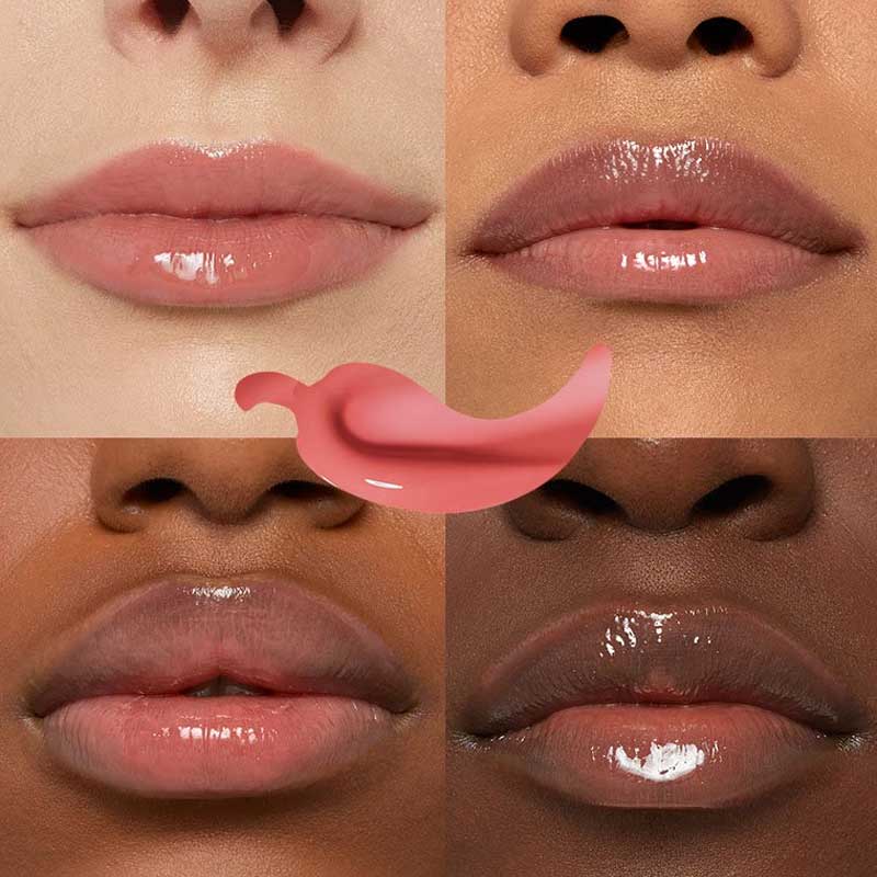 Maybelline Lifter Plump Lip Gloss | heat | plumps lips | tinted sheen | tingling sensation | fuller lips | Chili pepper | Swatch | Peach Fever