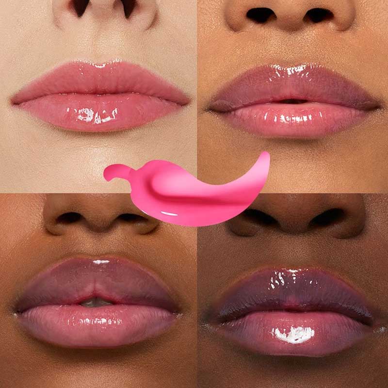 Maybelline Lifter Plump Lip Gloss | heat | plumps lips | tinted sheen | tingling sensation | fuller lips | Chili pepper | Swatch | Pink Sting 