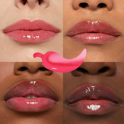 Maybelline Lifter Plump Lip Gloss | heat | plumps lips | tinted sheen | tingling sensation | fuller lips | Chili pepper | Swatch | Red Flag