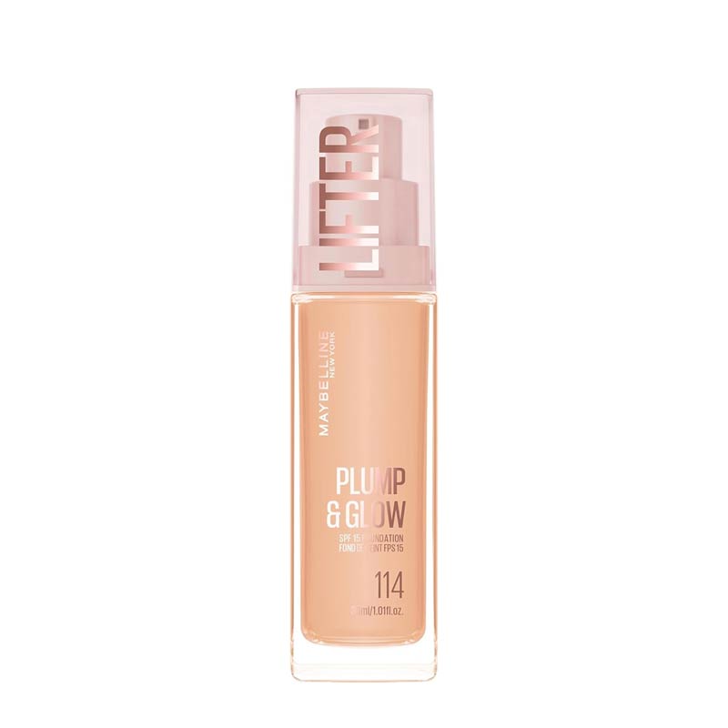 Maybelline Lifter Plump & Glow Foundation 114