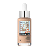Maybelline Super Stay 24 Hour Skin Tint Foundation + Vitamin C  | tanned | tan | olive | medium | skin | cool | warm | neutral | undertone | 34