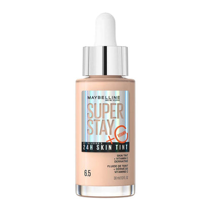 Maybelline Super Stay 24 Hour Skin Tint Foundation + Vitamin C | light | fair | blanc | porcelain | skin | cool | warm | neutral | undertone | 6.5