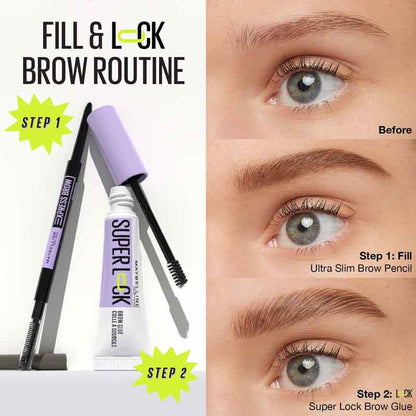 How to use the Maybelline Superlock Brow Glue