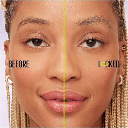 Maybelline Superlock Brow Glue Before & After