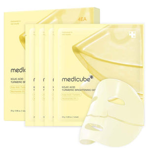 Medicube Kojic Acid Turmeric Brightening Gel Mask 4 Pack