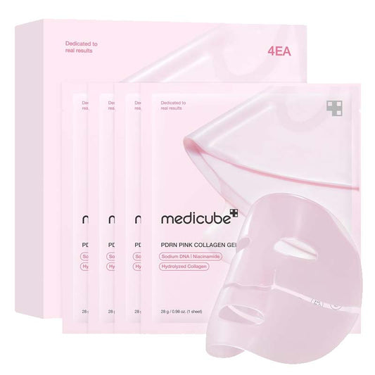 Medicube-PDRN-Pink-Collagen-Gel-Mask 4 Pack