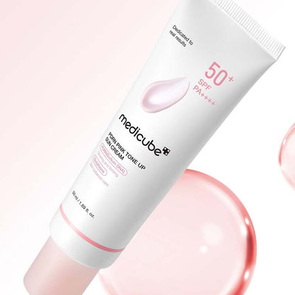 Medicube PDRN Pink Tone Up Sun Cream SPF 50+