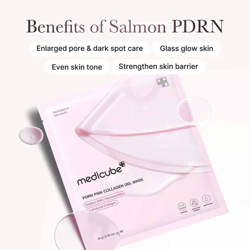 Medicube PDRN Pink Collagen Gel Mask 4 Pack