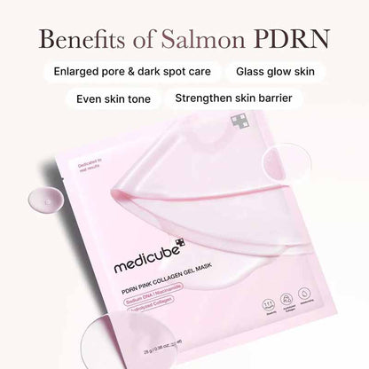 Medicube PDRN Pink Collagen Gel Mask 4 Pack