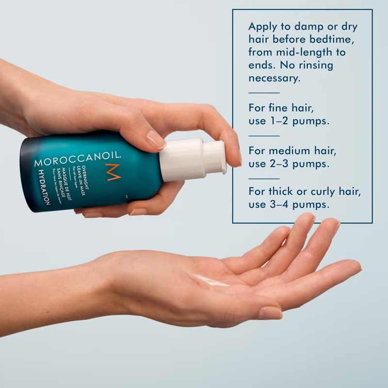 Moroccanoil Hydrate Shampoo, Conditioner + Overnight Leave-in Mask Gift Set