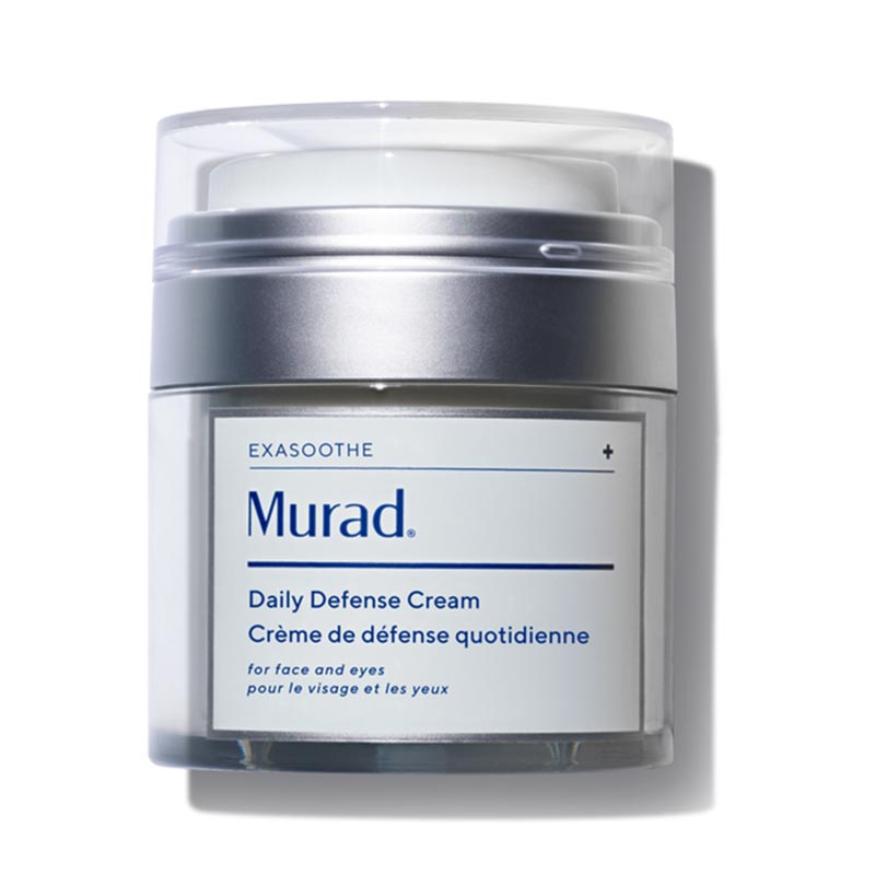 Murad Daily Defense Cream | lightweight day cream | formulated | special blend | works hard | firmly lock | critical moisture | daily protection | dryness flare-ups | Suitable all skin | even the most sensitive skin types | eczema 