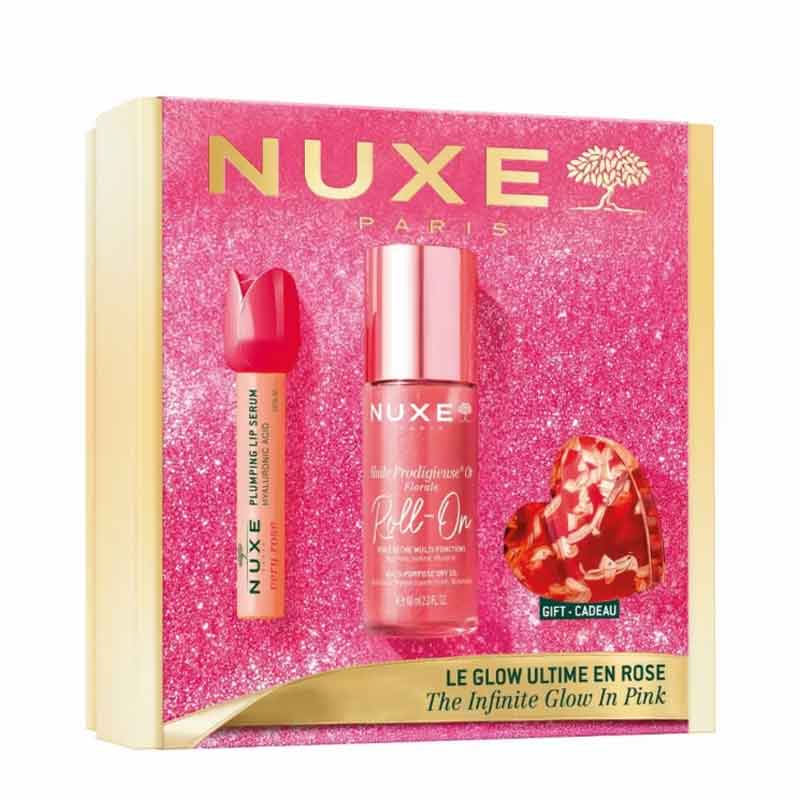 NUXE The Infinite Glow In Pink Gift Set Outer Box