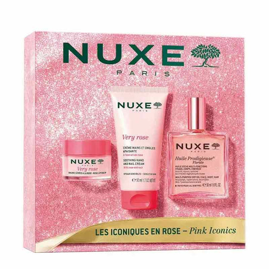 NUXE The Pink Iconics Gift Set Outer Box