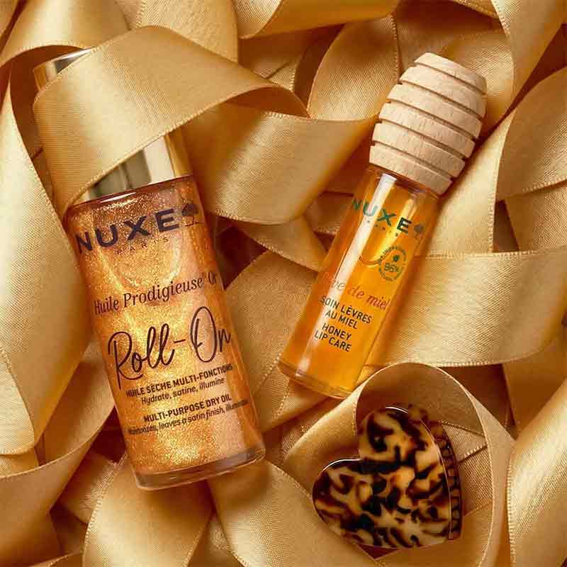 NUXE The Infinite Glow Gift Set Stylised Ribbon Image