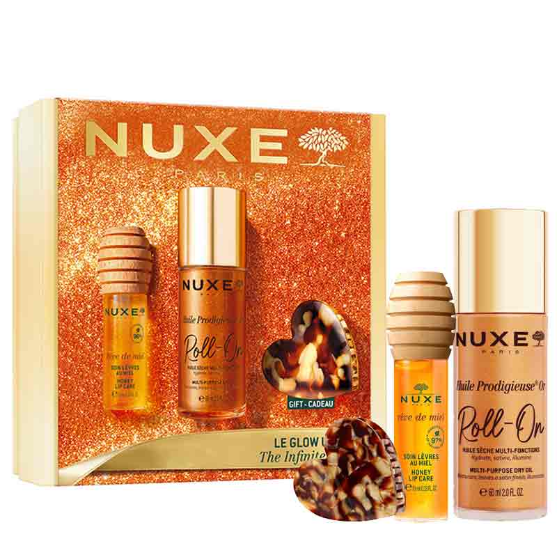 NUXE The Infinite Glow Gift Set wit Box & Contents
